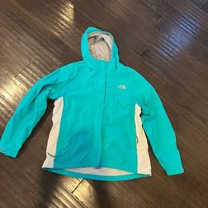 The North Face Women’s Teal Hyvent Rain Jacket